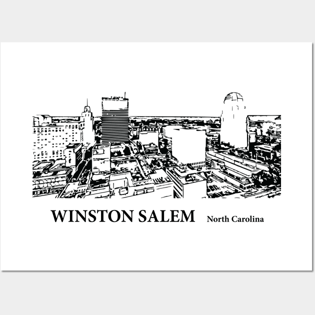 Winston Salem - North Carolina Wall Art by Lakeric